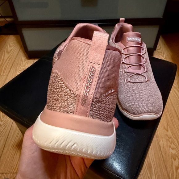 Skechers Women's Blush Pink Sneakers - Picture 4 of 7